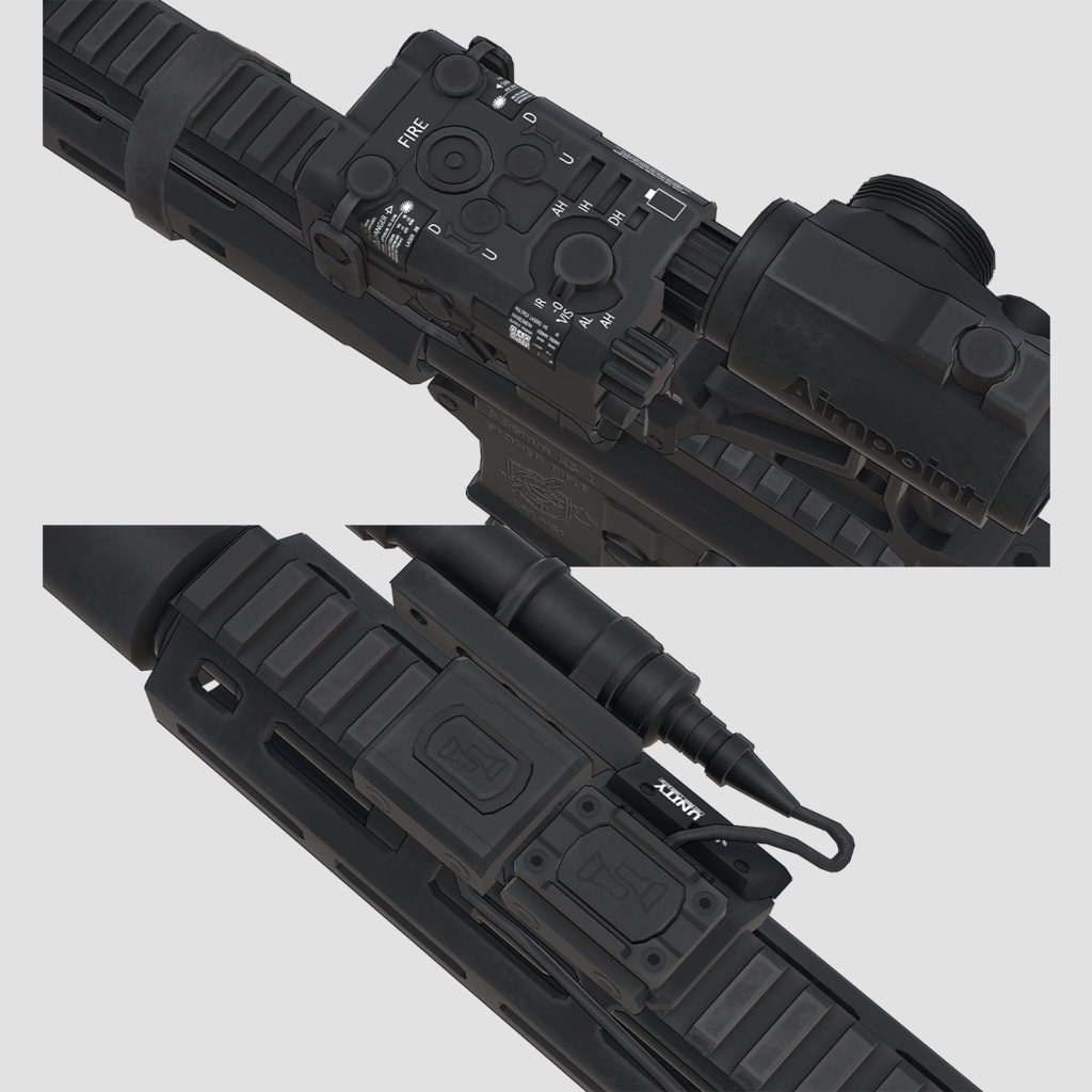 【VRChat想定】KAC KS-3 アサルトライフル