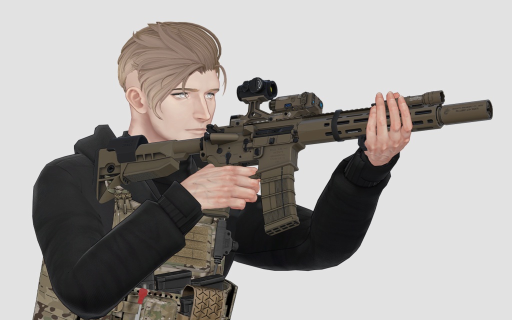 【VRChat想定】KAC KS-3 アサルトライフル