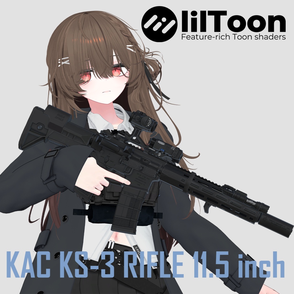 【VRChat想定】KAC KS-3  アサルトライフル