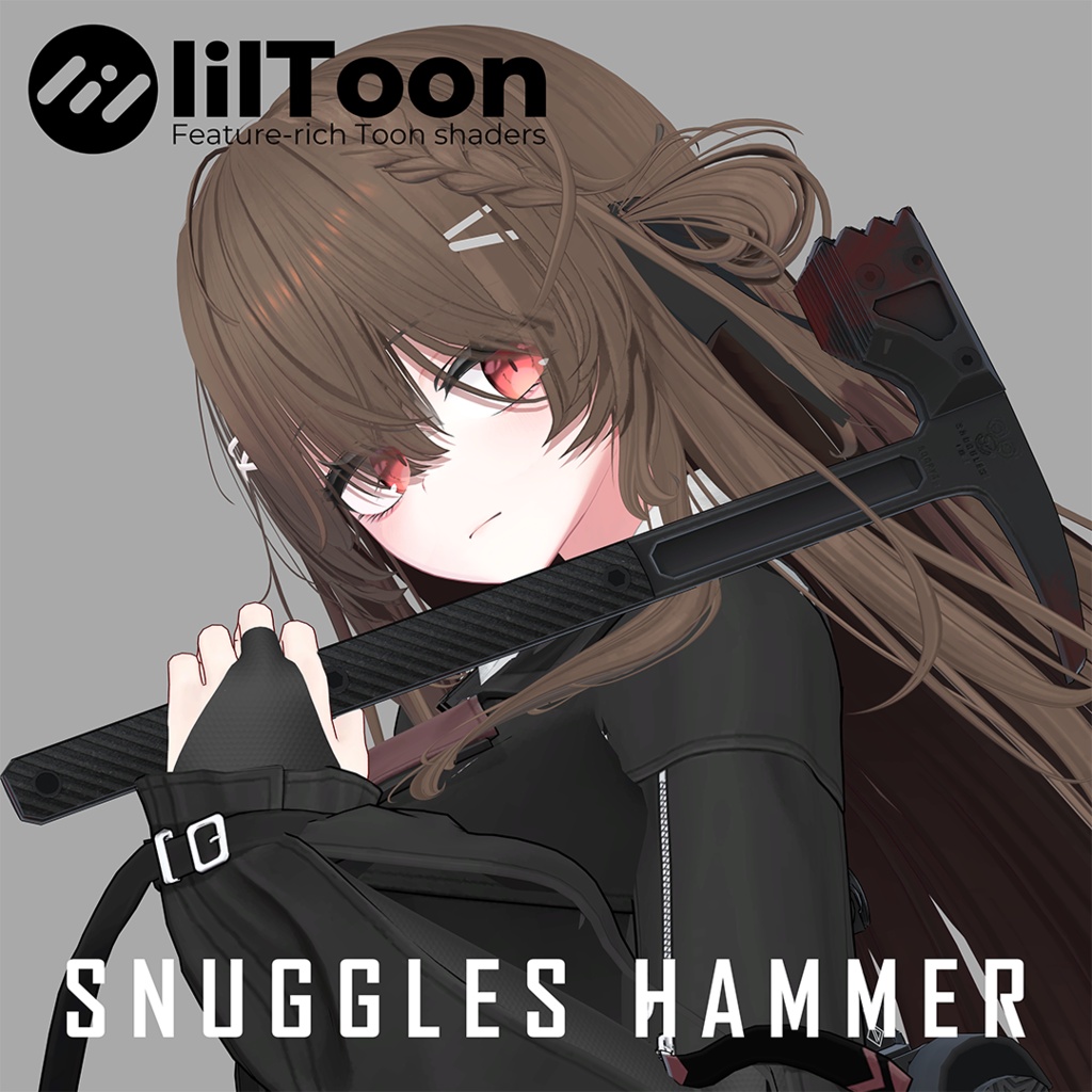 【VRCHAT想定】 Snuggles タクティカルハンマー