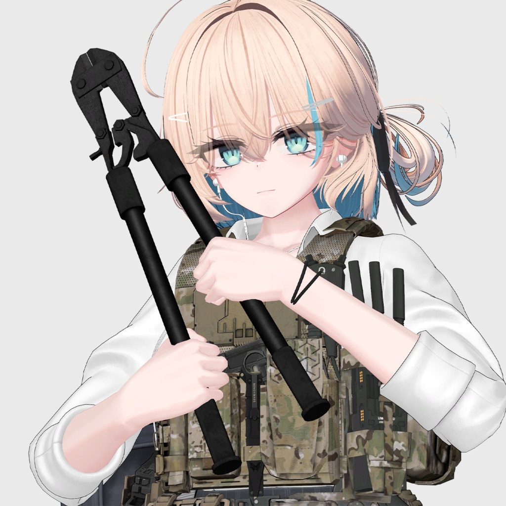 【VRCHAT想定】FCPC V5 DAset プレートキャリア