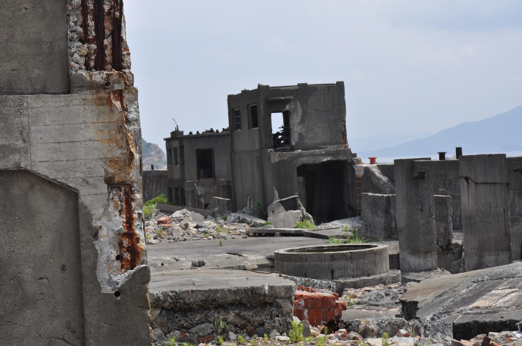 軍艦島背景写真素材集
