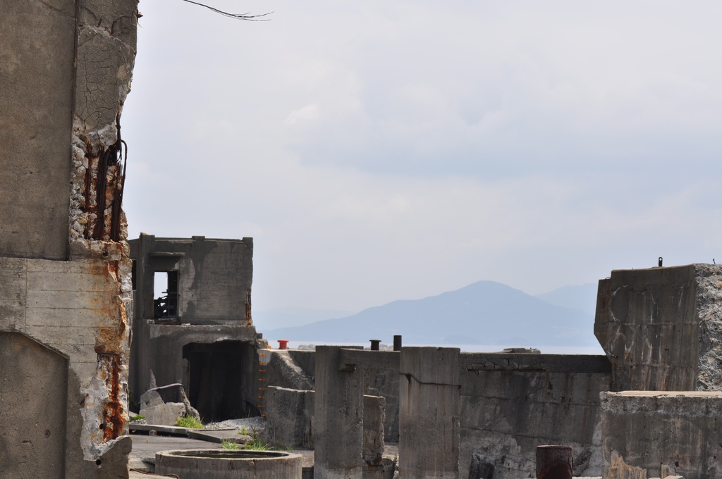 軍艦島背景写真素材集