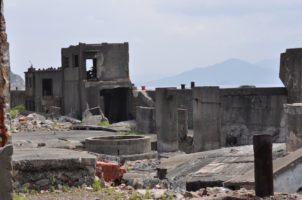 軍艦島背景写真素材集