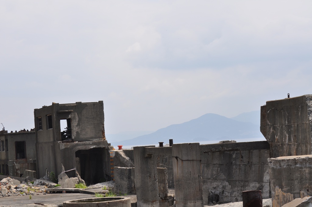軍艦島背景写真素材集