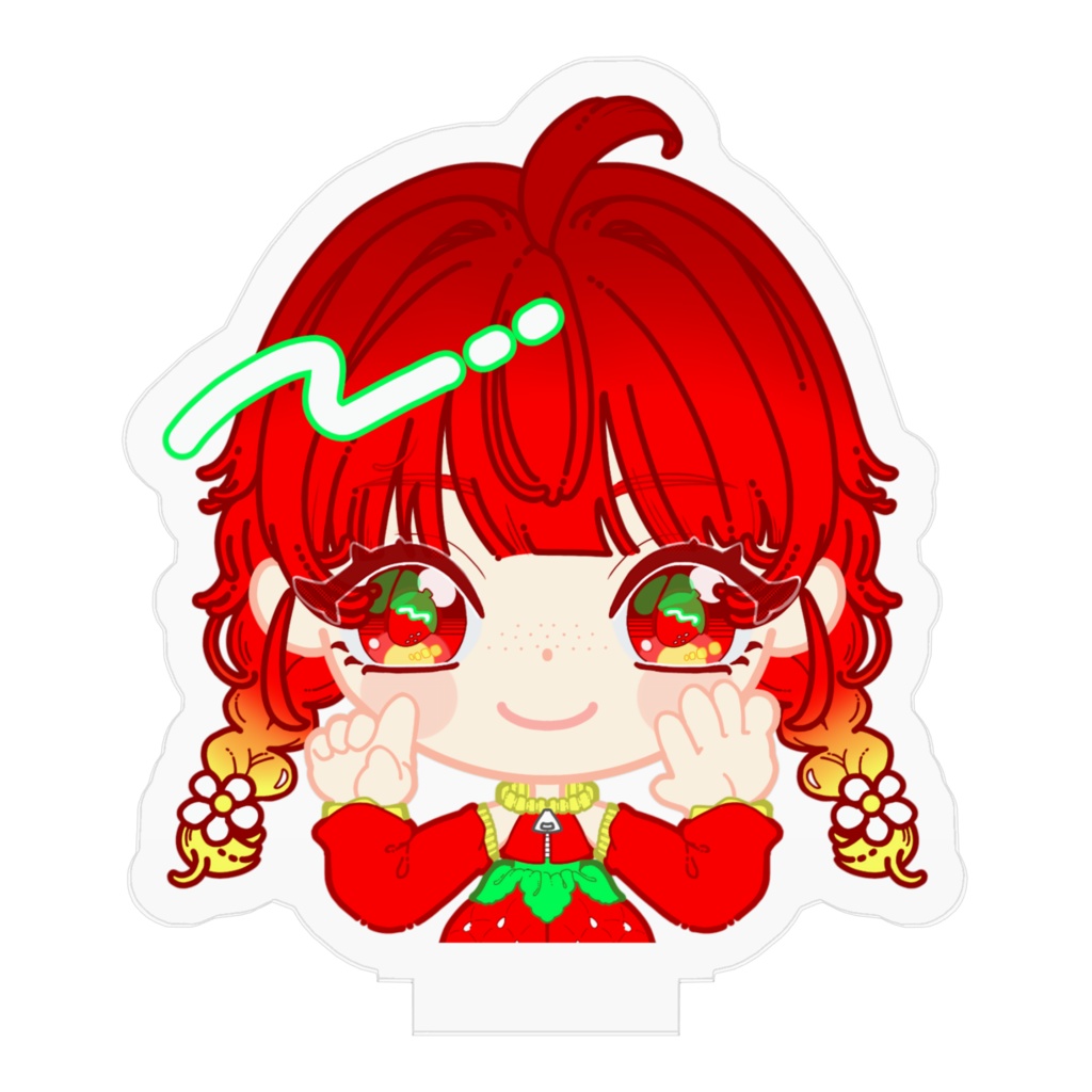 SD苺大福ちゃんのアクリルフィギュア