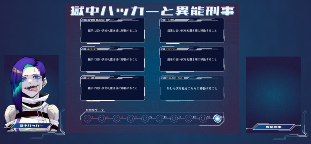 「獄中ハッカーと異能刑事」マーダーミステリー風ゲーム