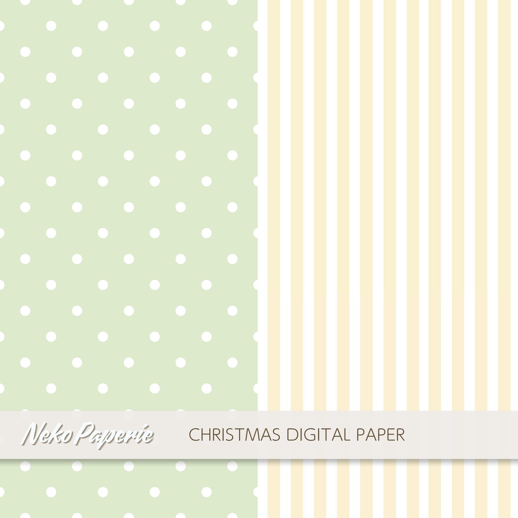 ほっこりクリスマス猫 パターン素材12選|シームレスデジタルペーパー|Cozy Christmas Cat Seamless Patterns