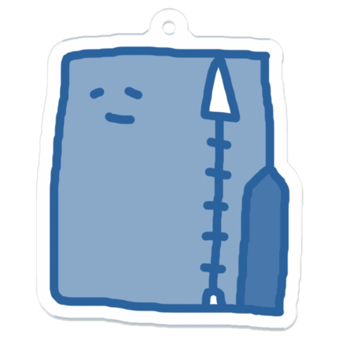 ふるんむアクリルキーホルダー