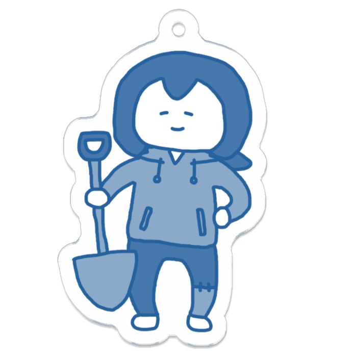 ふるんむアクリルキーホルダー