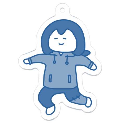 ふるんむアクリルキーホルダー