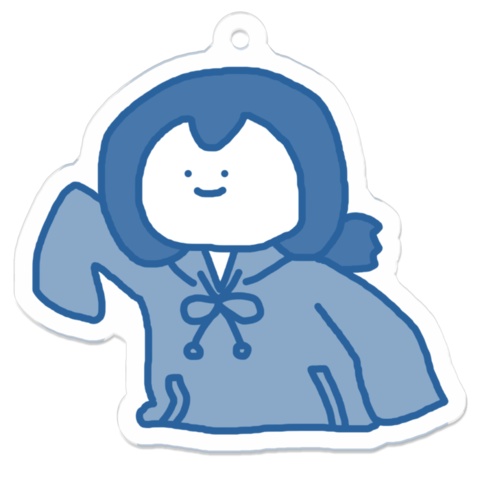 ふるんむアクリルキーホルダー