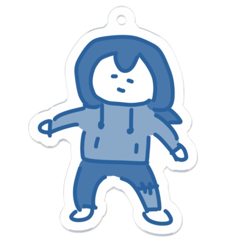 ふるんむアクリルキーホルダー