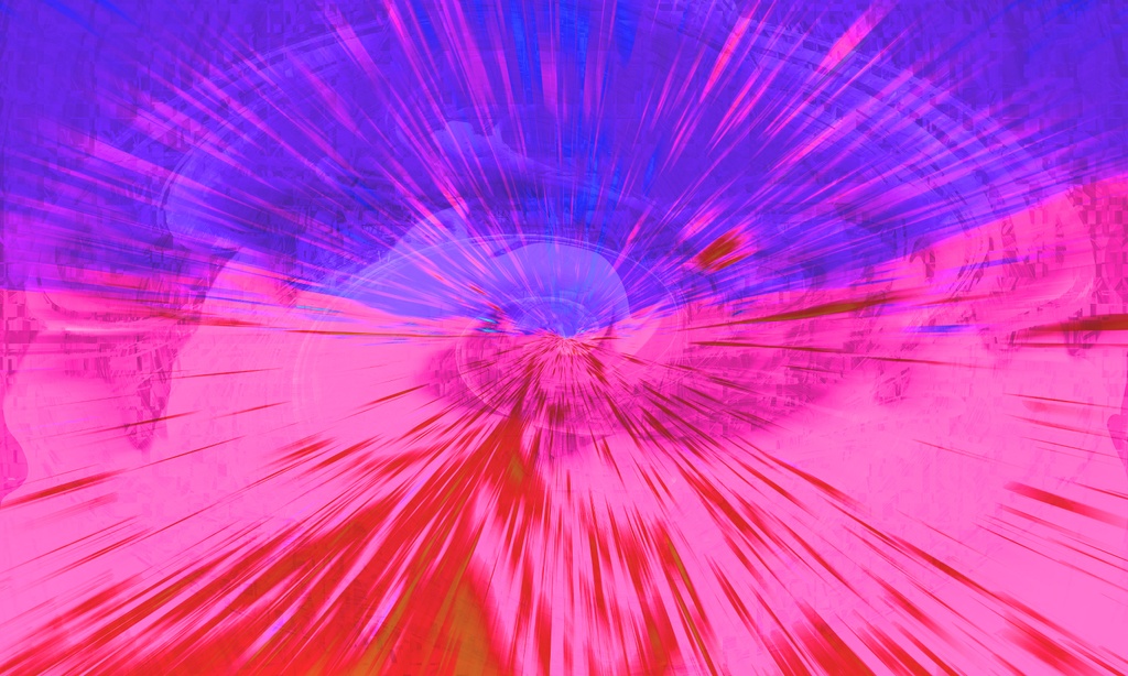異空間の薔薇
