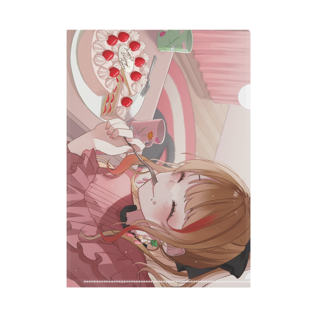 ふじかわあや乃 2022年誕生日クリアファイル