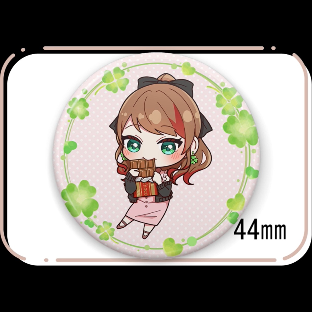 ふじかわあや乃 2022年誕生日缶バッチ