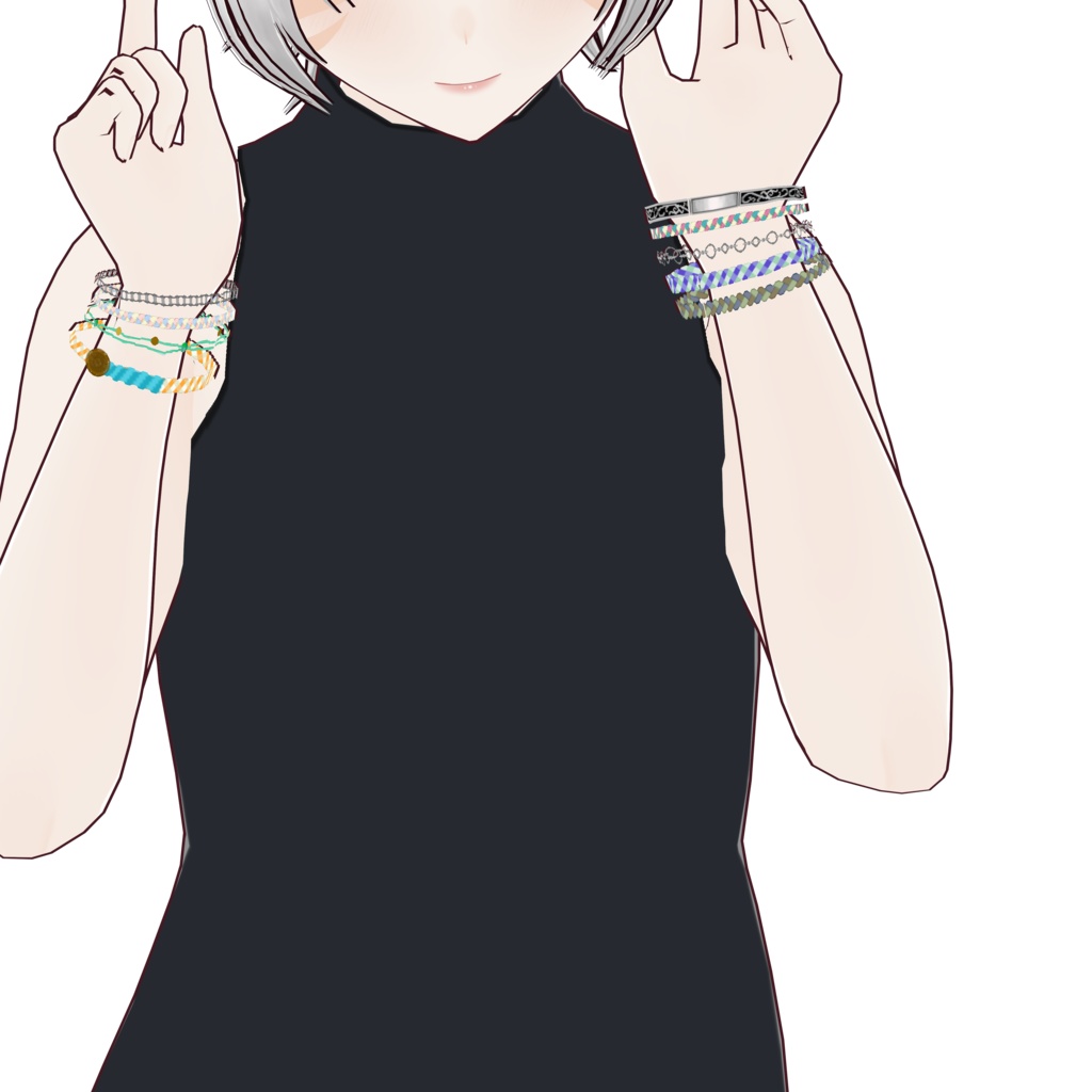 Vroid用ブレスレットデータ集