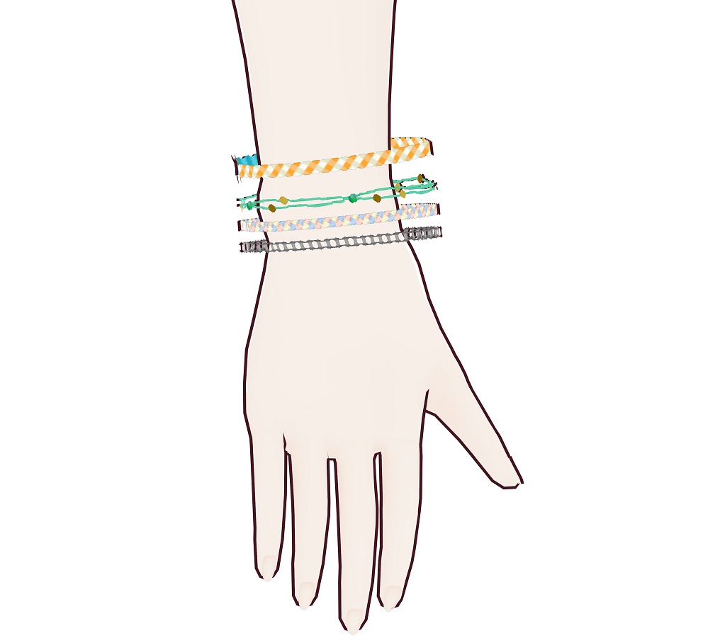 Vroid用ブレスレットデータ集