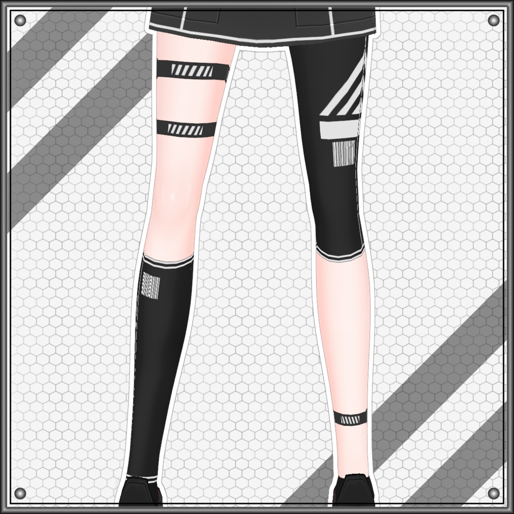 【Free/無料】VMP 切り替え型ソックスセット/Switchable Socks Set Ver1.1【VRoid】