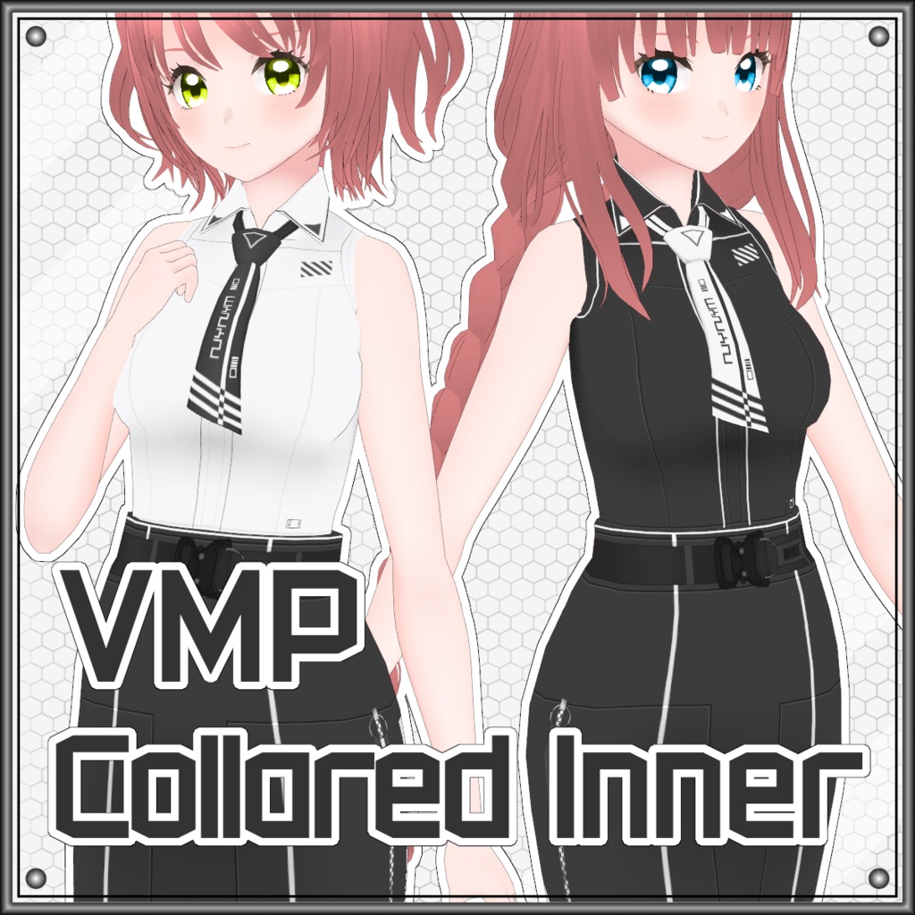 【Free/無料】VMP 襟付きインナー/Collared Inner【VRoid】