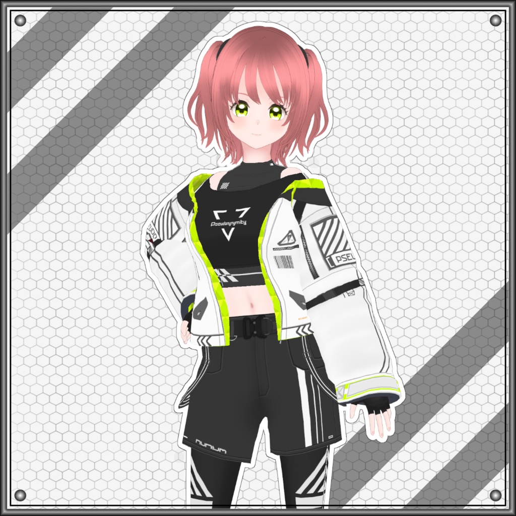 【Free/無料】VMP ショートパンツ/Shorts【VRoid】