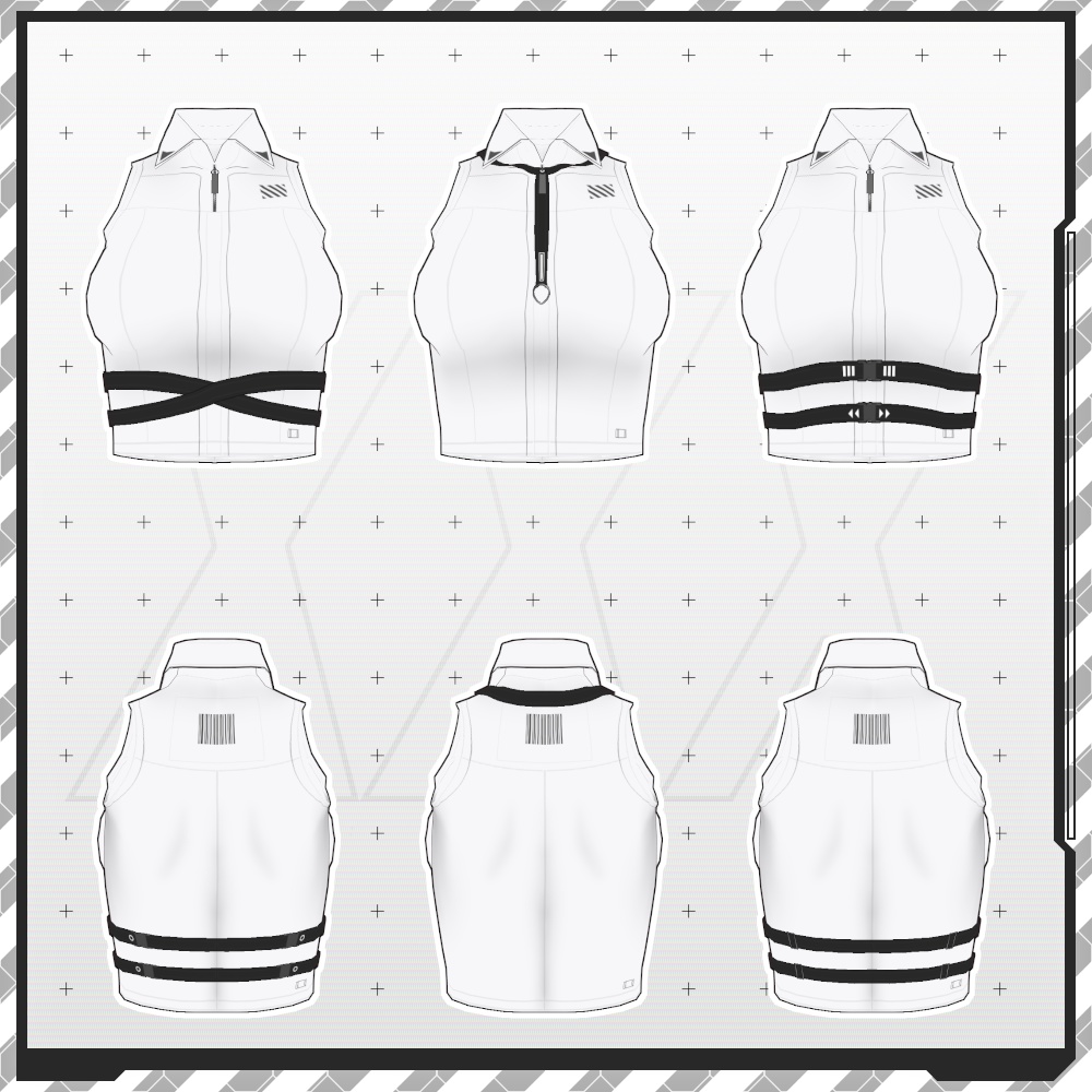 【Free/無料】VMP ハーネス/Harness【VRoid】