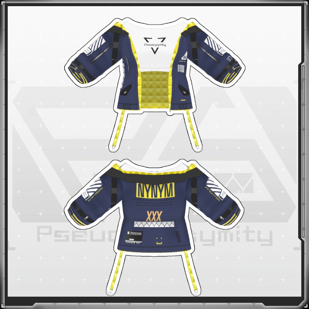 【Free/無料】VMP Jacket:A1 NightNavy【VRoid】