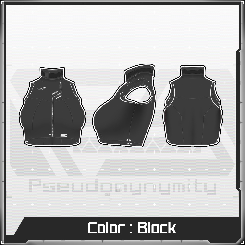 【Free/無料】VMP FrontZip Inner【VRoid】