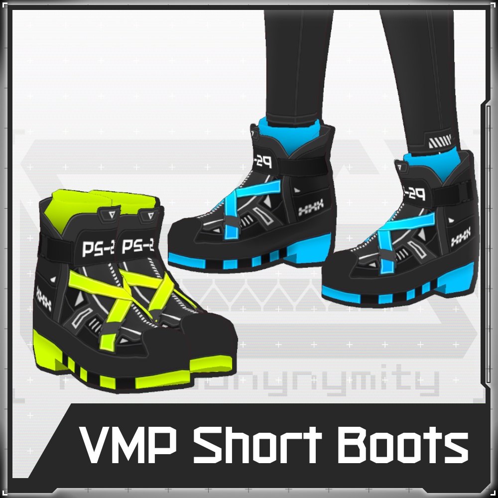 【Free/無料】VMP Short Boots【VRoid】