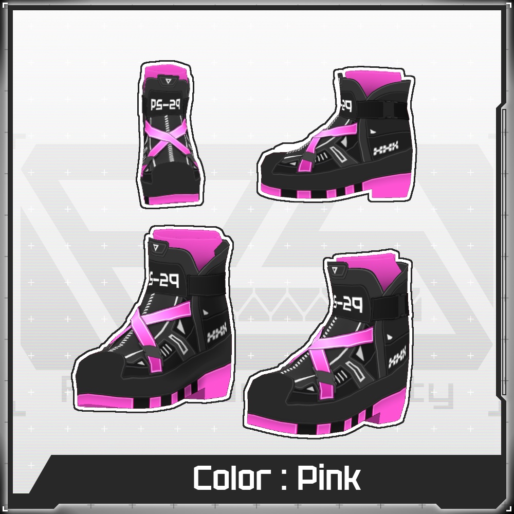 【Free/無料】VMP Short Boots【VRoid】