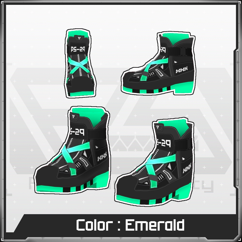 【Free/無料】VMP Short Boots【VRoid】