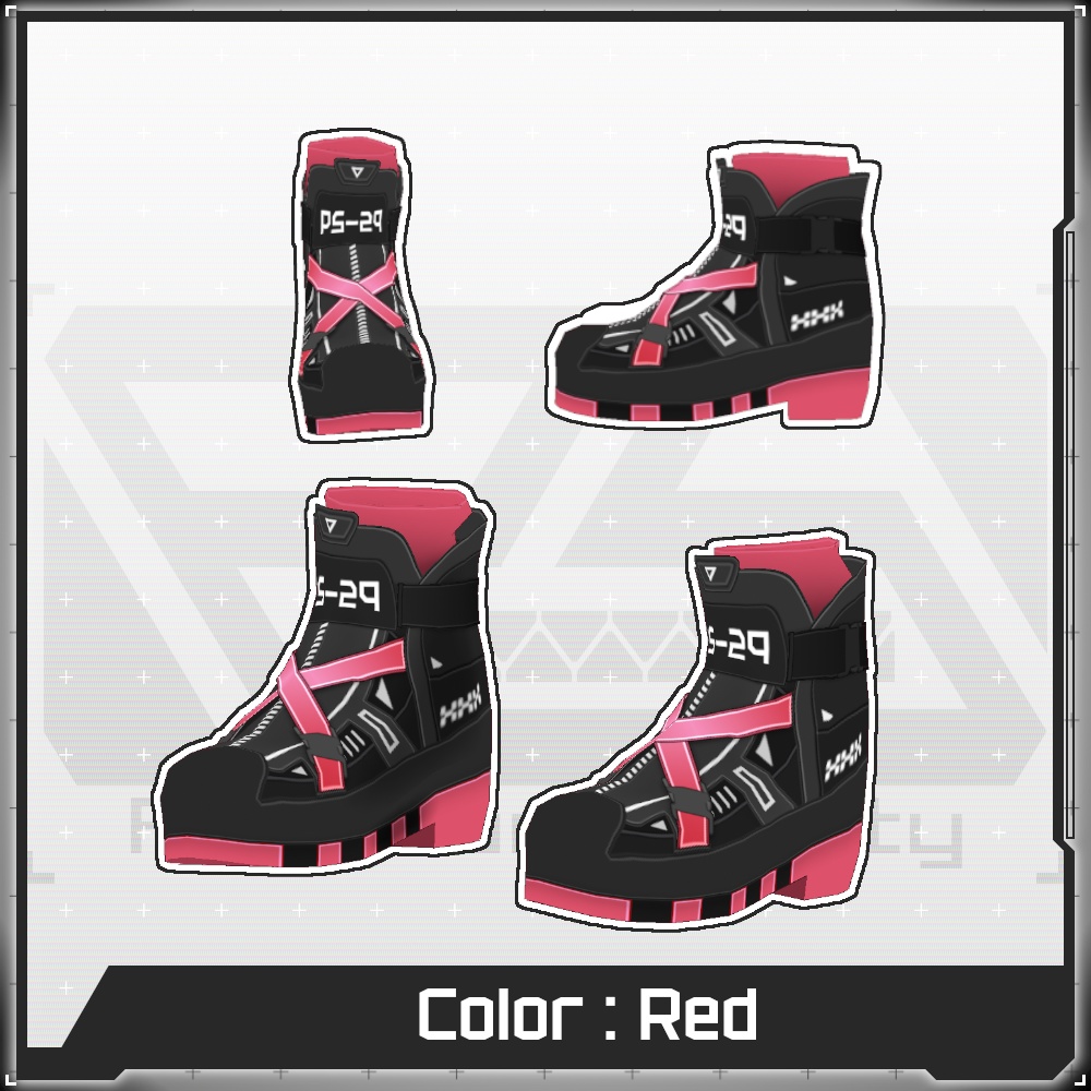 【Free/無料】VMP Short Boots【VRoid】