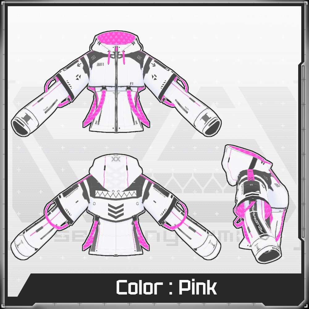 【Free/無料】VMP Layered Hoodie【VRoid】