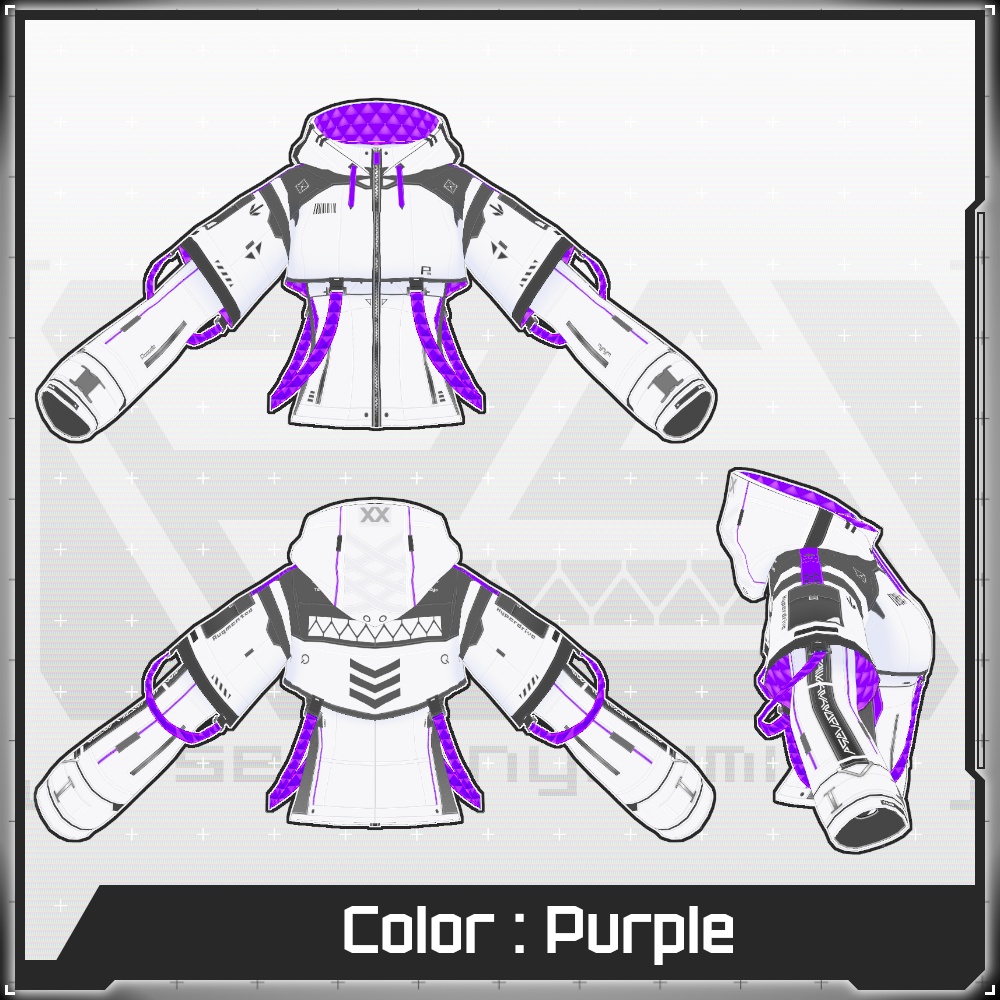 【Free/無料】VMP Layered Hoodie【VRoid】