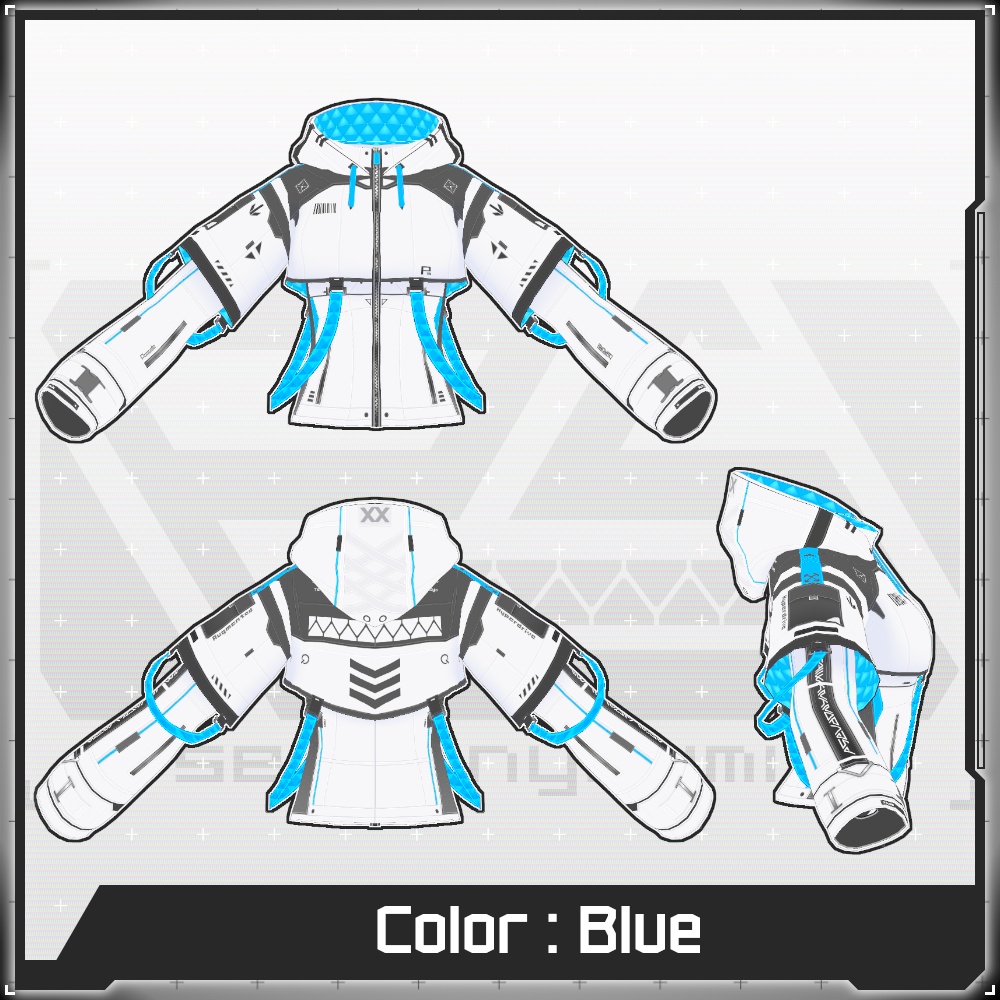 【Free/無料】VMP Layered Hoodie【VRoid】