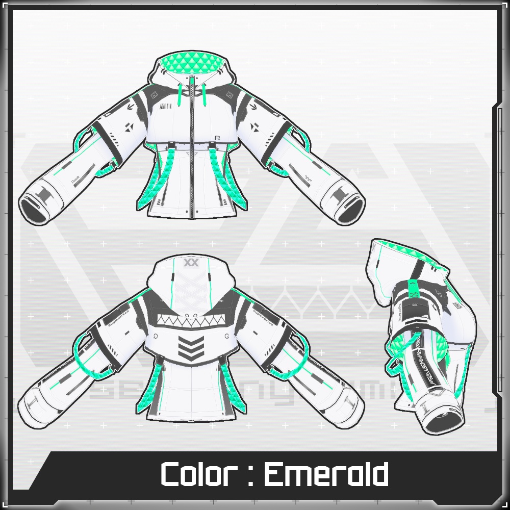 【Free/無料】VMP Layered Hoodie【VRoid】