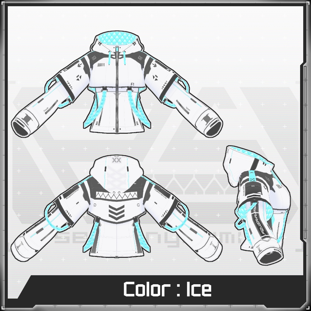 【Free/無料】VMP Layered Hoodie【VRoid】