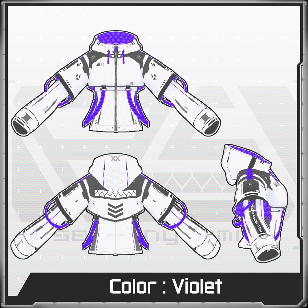 【Free/無料】VMP Layered Hoodie【VRoid】