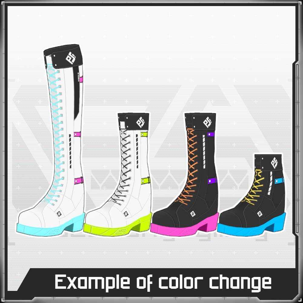 【Free/無料】VMP LaceUp Boots A1【VRoid】