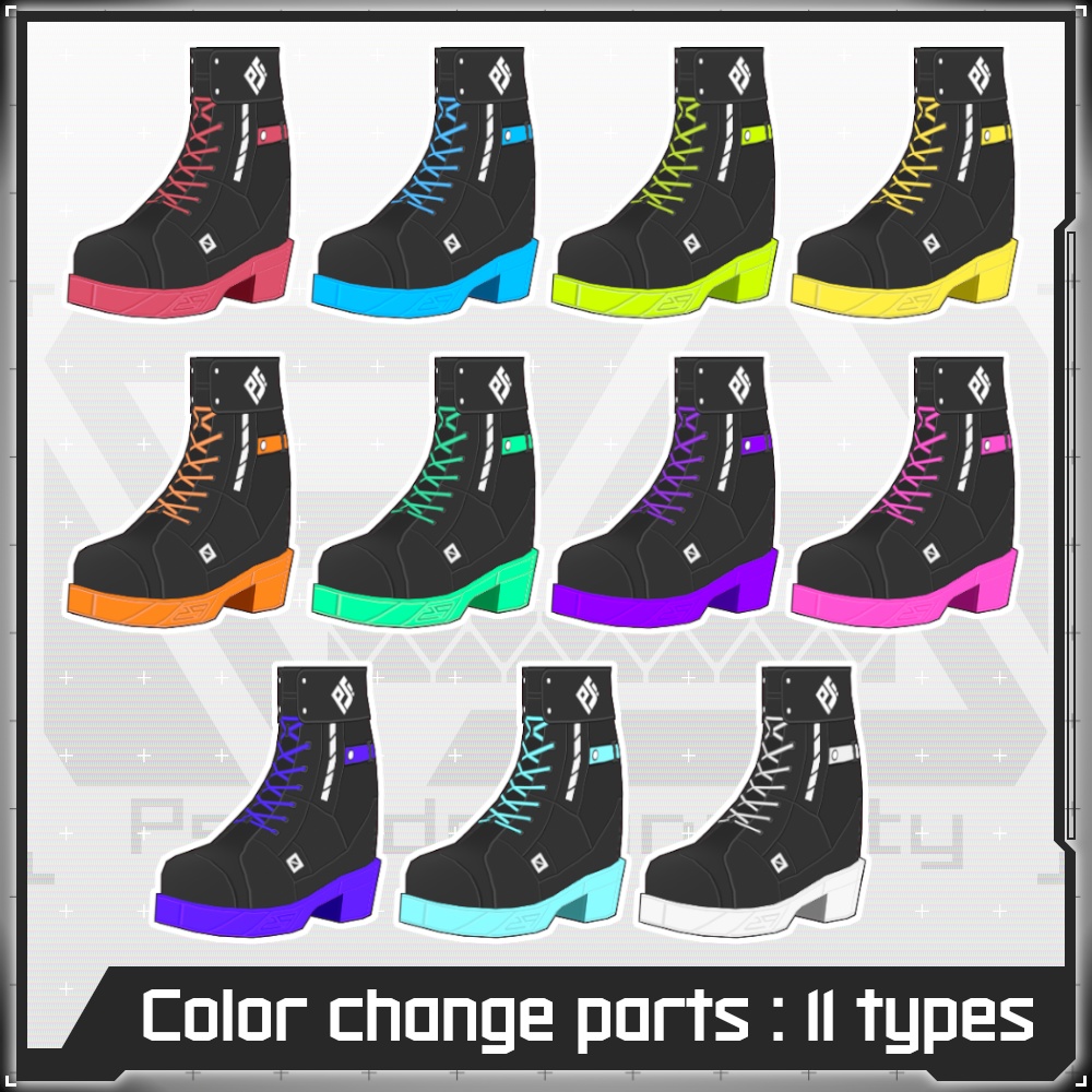 【Free/無料】VMP LaceUp Boots A1【VRoid】