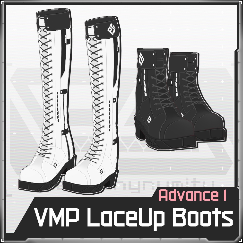 【Free/無料】VMP LaceUp Boots A1【VRoid】