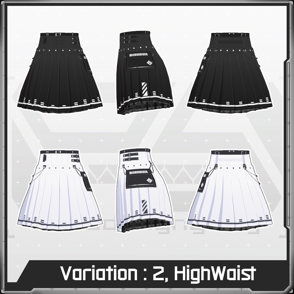 【Free/無料】VMP PleatedSkirt【VRoid】
