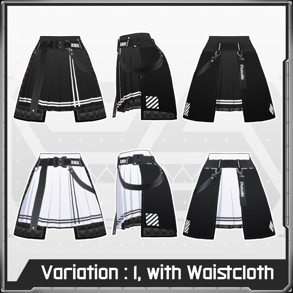 【Free/無料】VMP PleatedSkirt【VRoid】