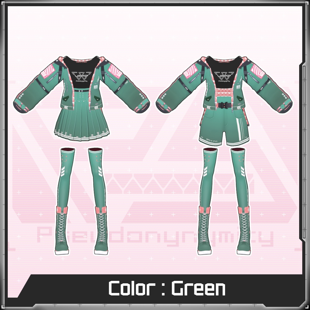 【Free/無料】VMP SprigColorSet【VRoid】