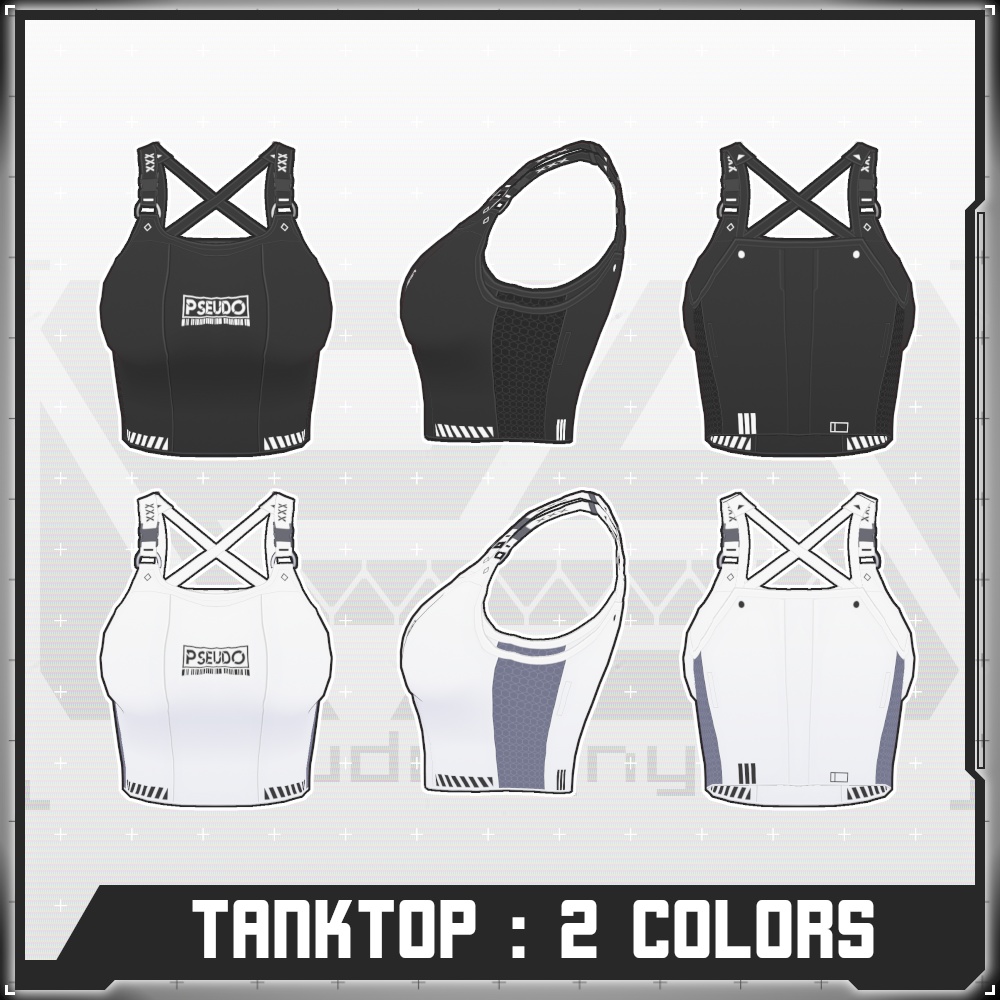 【Free/無料】VMP Tanktop and Half-Tee【VRoid】