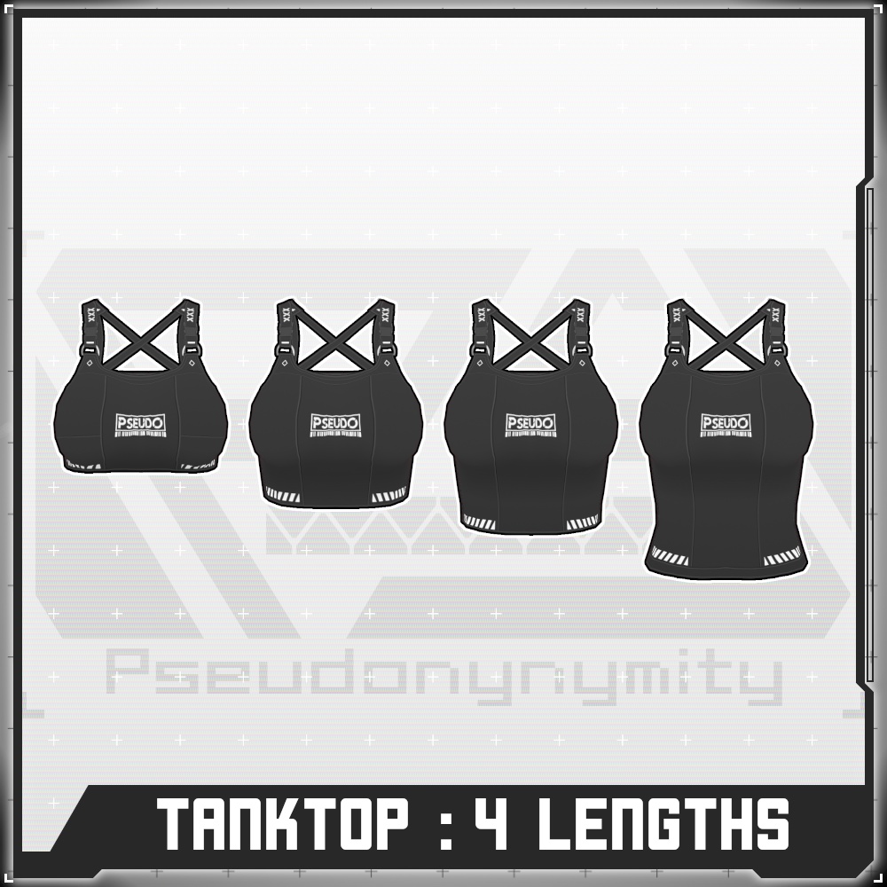 【Free/無料】VMP Tanktop and Half-Tee【VRoid】