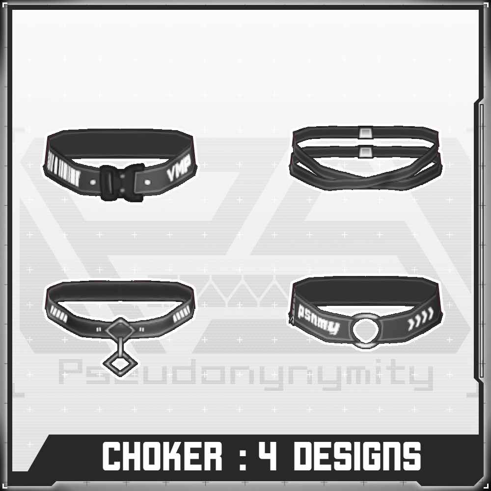 【Free/無料】VMP Choker and Necklace【VRoid】