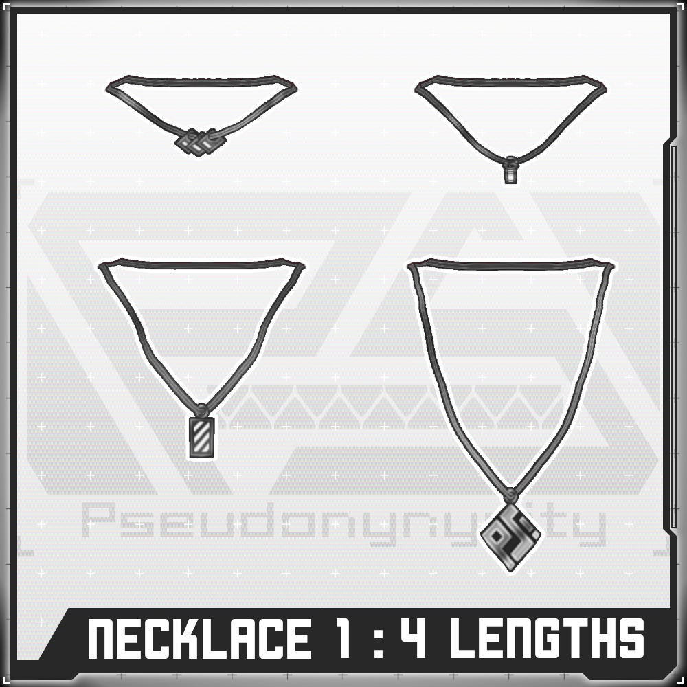 【Free/無料】VMP Choker and Necklace【VRoid】