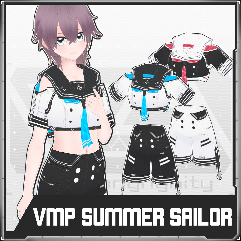 【Free/無料】VMP SummerSailor【VRoid】