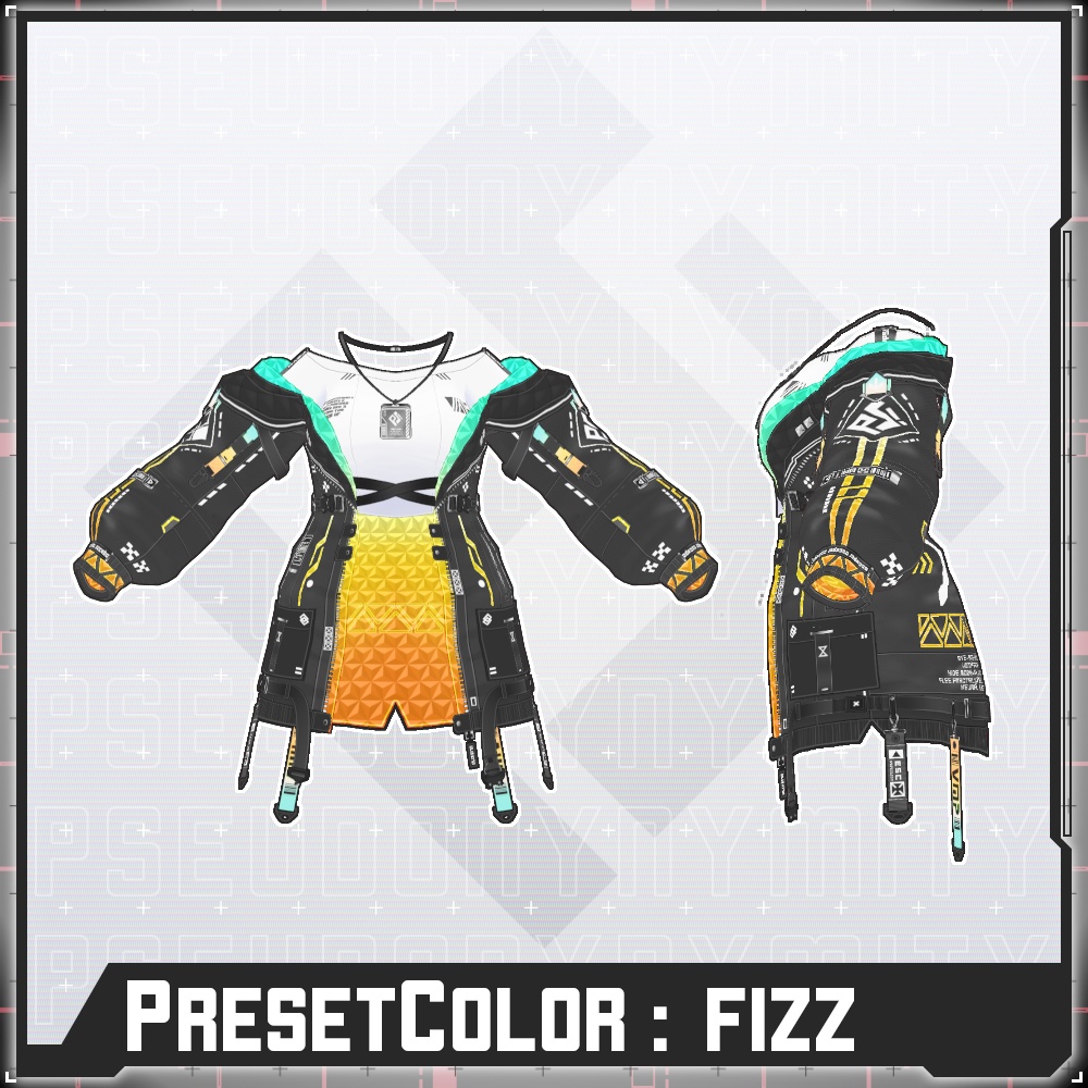 【Free/無料】VMP Jacket:GEN2 Black【VRoid】